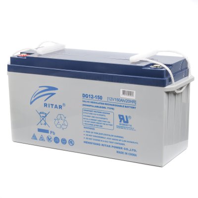 Ritar DG12-150 Акумуляторна батарея гелева 12 В 150 Aгод, GEL